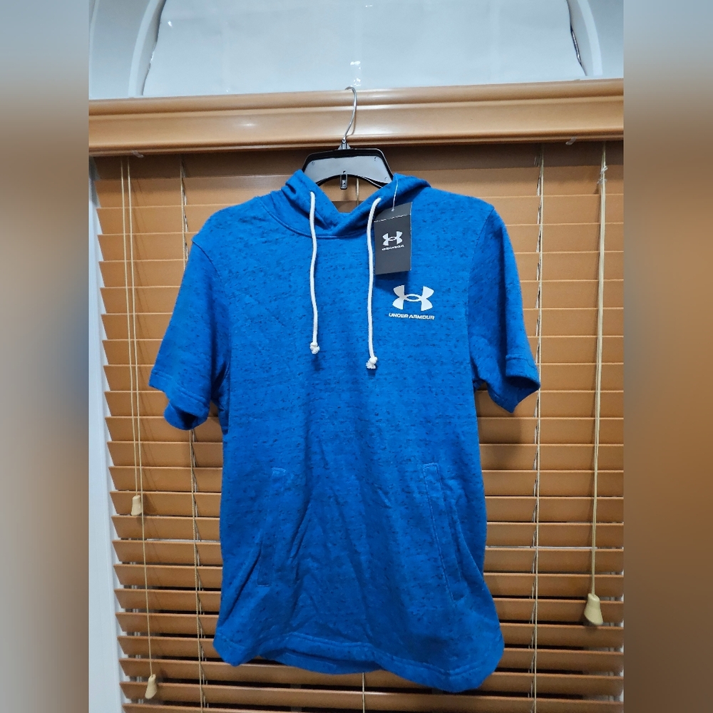 Under Armour Men's Rival Terry Short Sleeve Hoodie